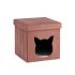 Пуф складной с ящиком Store Pet розовый