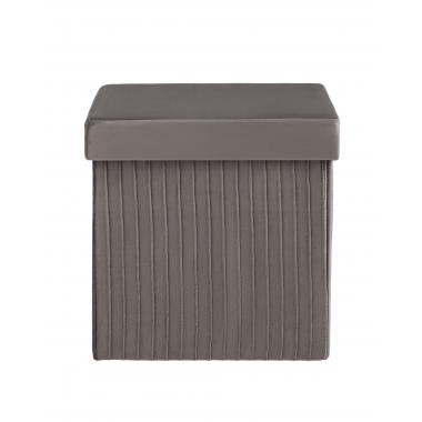 Пуф складной с ящиком Store Square антрацитовый