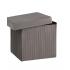 Пуф складной с ящиком Store Square антрацитовый