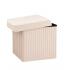 Пуф складной с ящиком Store Square бежевый
