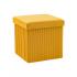 Пуф складной с ящиком Store Square желтый