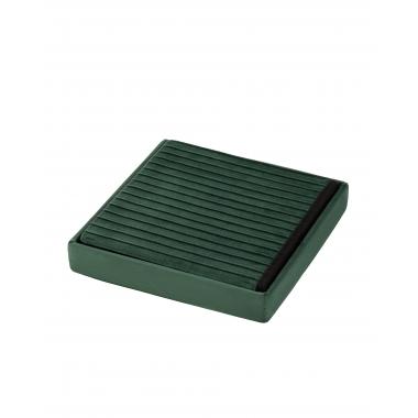 Пуф складной с ящиком Store Square зеленый