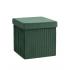 Пуф складной с ящиком Store Square зеленый