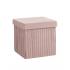 Пуф складной с ящиком Store Square пыльно-розовый