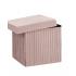 Пуф складной с ящиком Store Square пыльно-розовый