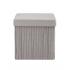 Пуф складной с ящиком Store Square серый