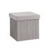 Пуф складной с ящиком Store Square серый