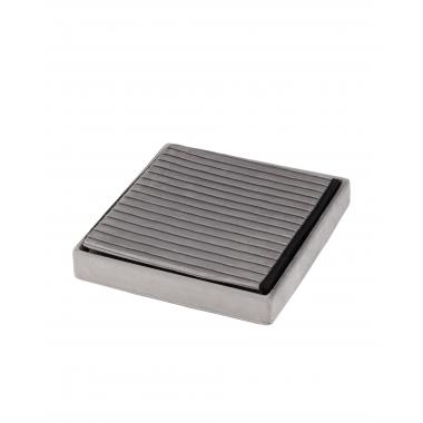 Пуф складной с ящиком Store Square серый