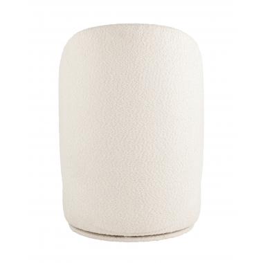 Пуф Loreen со спинкой вращающийся белый