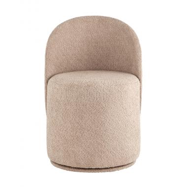 Пуф Loreen со спинкой вращающийся капучино