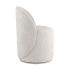 Пуф Loreen со спинкой вращающийся светло-серый