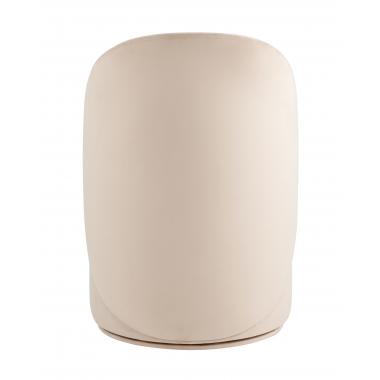 Пуф Loreen со спинкой вращающийся молочный