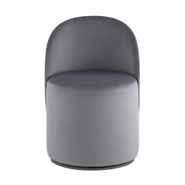 Пуф Loreen со спинкой вращающийся серый