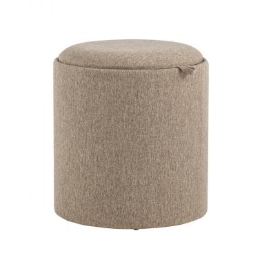 Пуф-столик с ящиком Хюгге S бежевый
