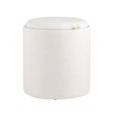 Пуф-столик с ящиком Хюгге S белый
