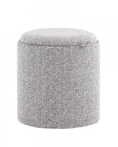 Пуф-столик с ящиком Хюгге XS серый