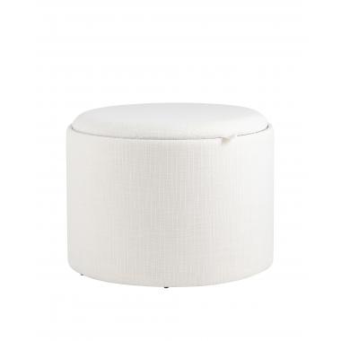 Пуф-столик с ящиком Хюгге L белый