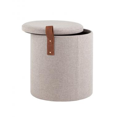 Пуф с ящиком Эркки XS серый
