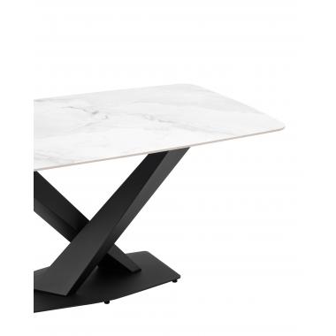 Стол обеденный Belle 180х90 белый мрамор