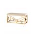 Банкетка-скамейка АРТ ДЕКО бежевый 