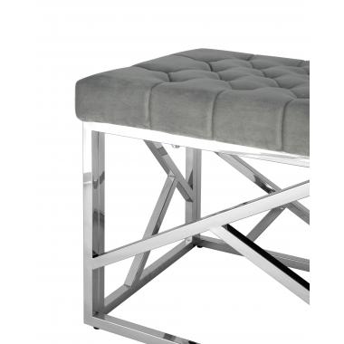 Банкетка-скамейка АРТ ДЕКО серый