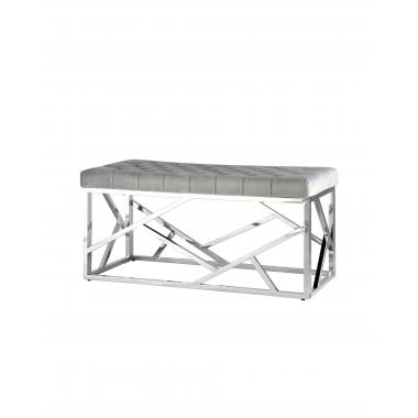 Банкетка-скамейка АРТ ДЕКО серый