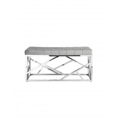 Банкетка-скамейка АРТ ДЕКО серый