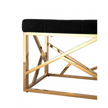 Банкетка-скамейка АРТ ДЕКО черный