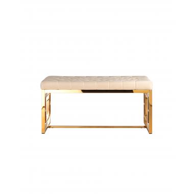 Банкетка-скамейка БРУКЛИН бежевый 