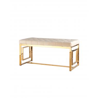 Банкетка-скамейка БРУКЛИН бежевый 