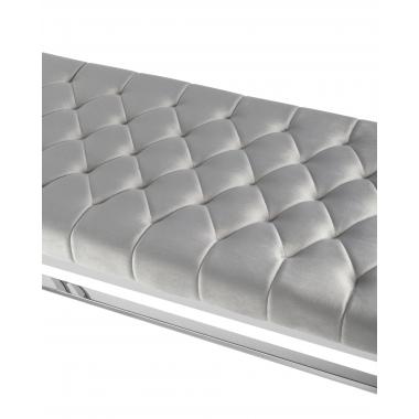 Банкетка-скамейка БРУКЛИН серый