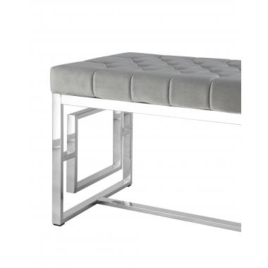 Банкетка-скамейка БРУКЛИН серый