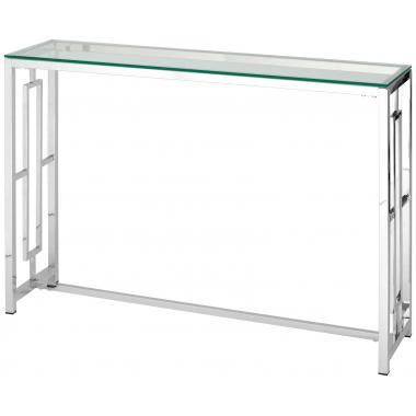 Консольный столик БРУКЛИН серебро