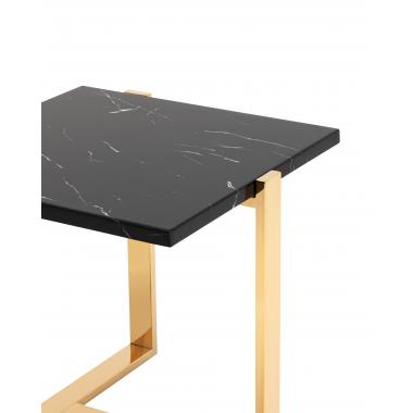 Журнальный столик Тоби черный мрамор 