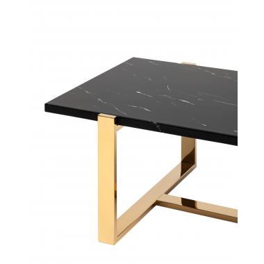 Журнальный столик Тоби П черный мрамор 