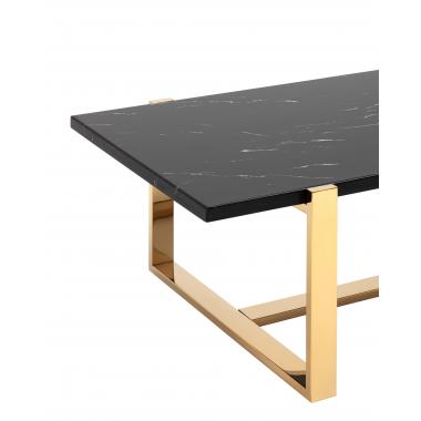 Журнальный столик Тоби П черный мрамор 