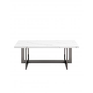 Журнальный столик Нэйтан П белый мрамор
