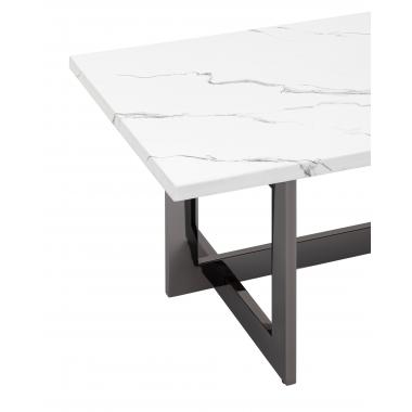 Журнальный столик Нэйтан П белый мрамор