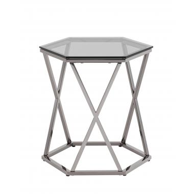 Журнальный столик Круз темный хром