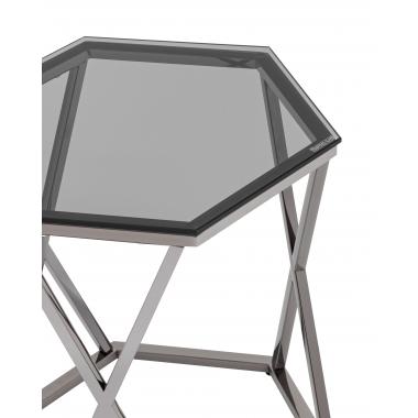 Журнальный столик Круз темный хром