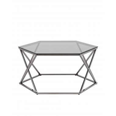 Журнальный столик Круз П темный хром