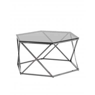 Журнальный столик Круз П темный хром