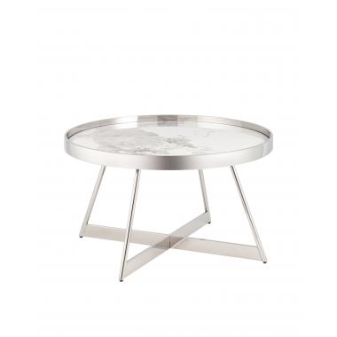 Журнальный столик Гера серебро