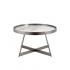 Журнальный столик Гера темный хром