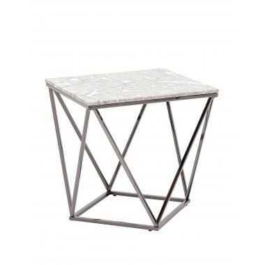 Журнальный столик Авалон темный хром 