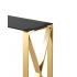 Консольный столик КРОСС золото