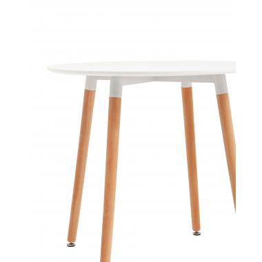 Стол круглый Рокки New D 80 белый