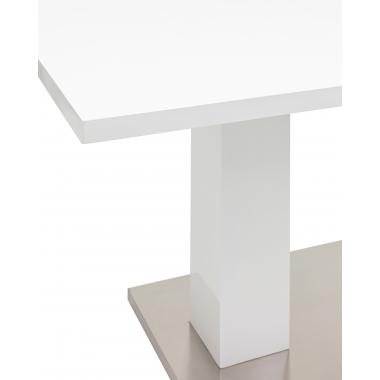 Стол Сиэтл раскладной глянцевый белый