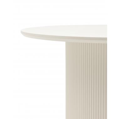 Стол Ballet круглый 100*75 молочный