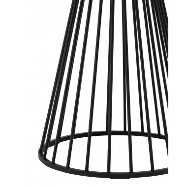 Стол Ливерпуль 110*110 белый мрамор черная ножка